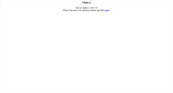 Desktop Screenshot of nikde.cz